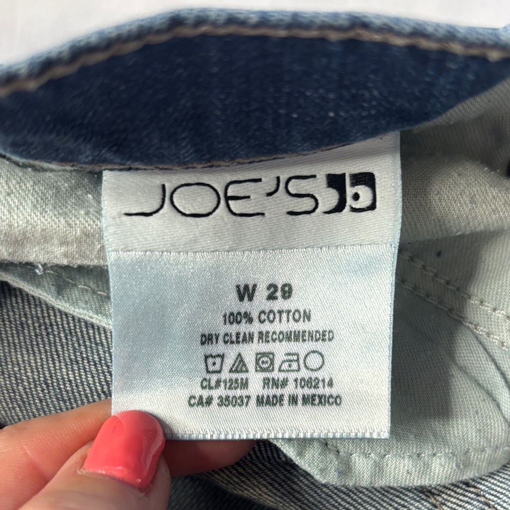 💙 Joe’s Jeans Flare Leg Blue Denim Women’s 29 Classic Cotton Stretch 💙 - Picture 2 of 16